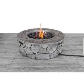 9'' H x 28'' W Fiber Reinforced Concrete Outdoor Fire pit