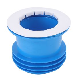 Toilet Sealing Ring Odor Resistant Leakproof Multifunctional Rubber Toilet Gasket Ring Blue (Color: Blue)