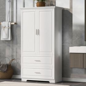 Bathroom Lockers (Color: White)