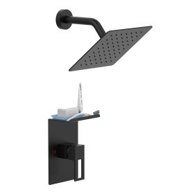 Metal Shower Faucets (Option: Matte Black)