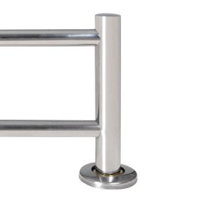 Stainless Steel Towel Rack 2 Tubes (Option: as picture)