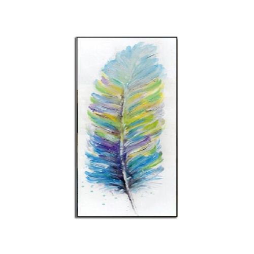Handmade Abstract Oil Painting Top Selling Wall Art Modern Colorful Feather Picture Canvas Home Decor For Living Room No Frame Handmade Abstract Oil Painting Top Selling Wall Art Modern Colorful Feather Picture Canvas Home Decor For Living Room No Frame