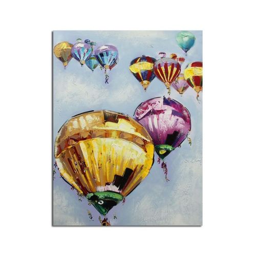 Ha's Art Top Selling Handmade Abstract Oil Painting Wall Art Modern Minimalist Hot Air Balloon Picture Canvas Home Decor For Living Room Bedroom Ha's Art Top Selling Handmade Abstract Oil Painting Wall Art Modern Minimalist Hot Air Balloon Picture Canvas Home Decor For Living Room Bedroom
