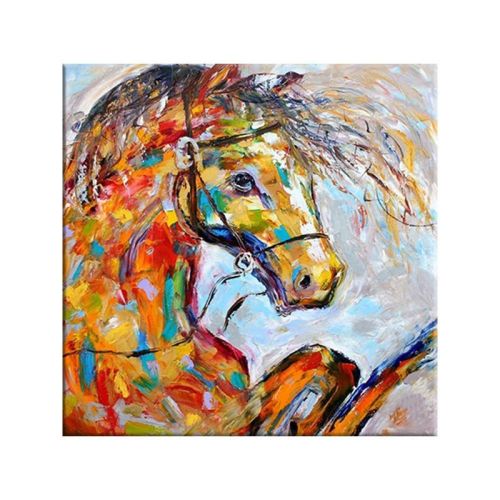 Hand Painted Cool Horse Canvas Oil Paintings Wall Art for Living Room Home Wall Decor Animals Pictures for Room Art Decor Hand Painted Cool Horse Canvas Oil Paintings Wall Art for Living Room Home Wall Decor Animals Pictures for Room Art Decor